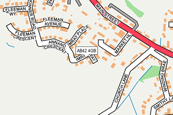 AB42 4GB map - OS OpenMap – Local (Ordnance Survey)
