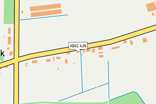 AB42 4JN map - OS OpenMap – Local (Ordnance Survey)