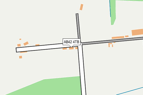 AB42 4TB map - OS OpenMap – Local (Ordnance Survey)