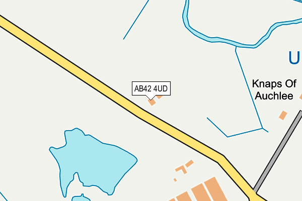 AB42 4UD map - OS OpenMap – Local (Ordnance Survey)