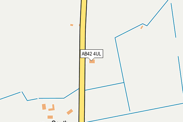 AB42 4UL map - OS OpenMap – Local (Ordnance Survey)