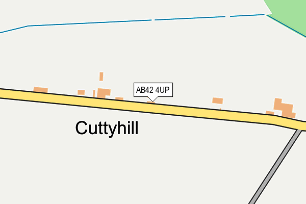 AB42 4UP map - OS OpenMap – Local (Ordnance Survey)