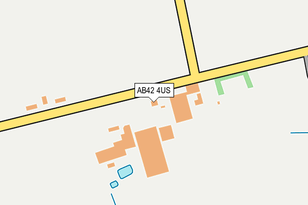 AB42 4US map - OS OpenMap – Local (Ordnance Survey)