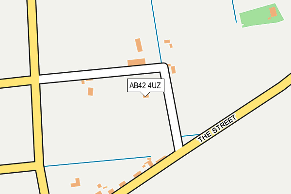 AB42 4UZ map - OS OpenMap – Local (Ordnance Survey)