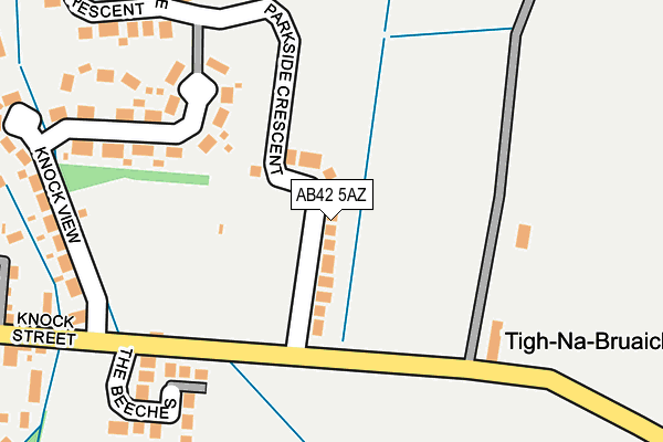 AB42 5AZ map - OS OpenMap – Local (Ordnance Survey)