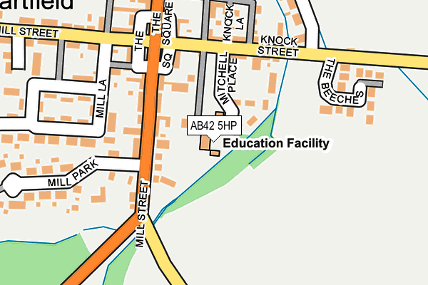 AB42 5HP map - OS OpenMap – Local (Ordnance Survey)