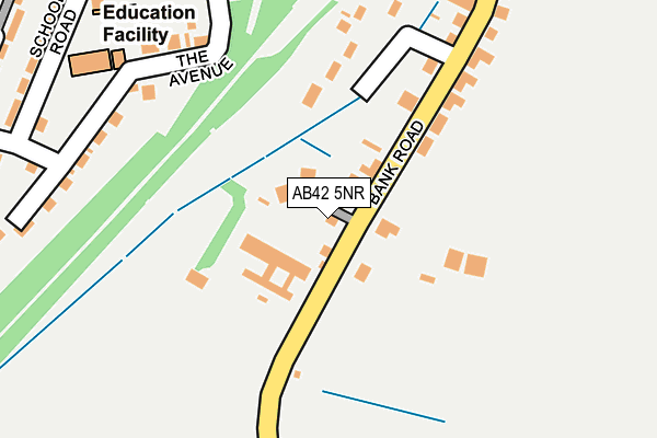 AB42 5NR map - OS OpenMap – Local (Ordnance Survey)