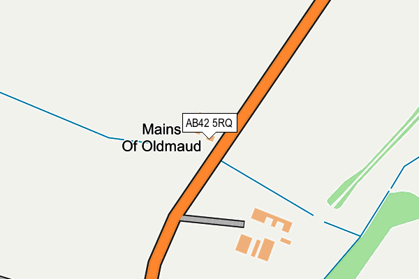AB42 5RQ map - OS OpenMap – Local (Ordnance Survey)