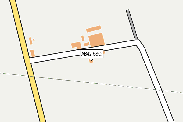 AB42 5SQ map - OS OpenMap – Local (Ordnance Survey)