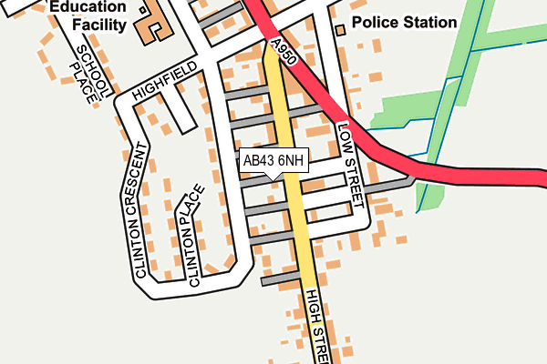 Map of FINNIE PLANT SERVICES LTD at local scale