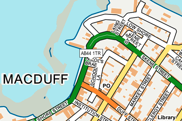 Map of CHINATOWN MACDUFF LIMITED at local scale