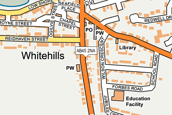 Map of BARNHILL LTD at local scale