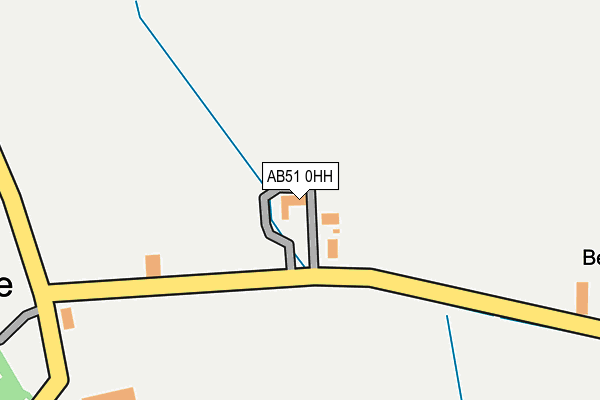 AB51 0HH map - OS OpenMap – Local (Ordnance Survey)