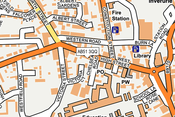 Map of GRAHAM'S RETAIL LIMITED at local scale