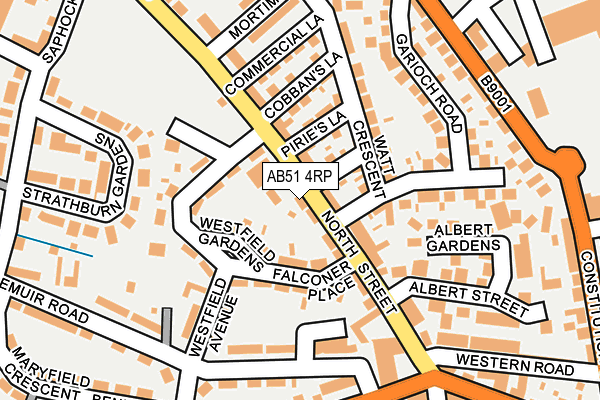AB51 4RP map - OS OpenMap – Local (Ordnance Survey)