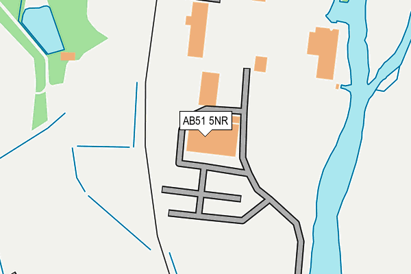 AB51 5NR map - OS OpenMap – Local (Ordnance Survey)