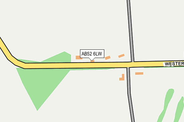 AB52 6LW map - OS OpenMap – Local (Ordnance Survey)