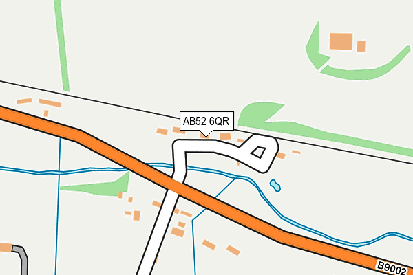 AB52 6QR map - OS OpenMap – Local (Ordnance Survey)