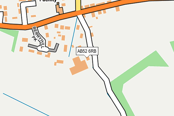 AB52 6RB map - OS OpenMap – Local (Ordnance Survey)