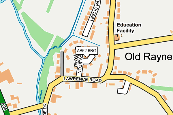 AB52 6RG map - OS OpenMap – Local (Ordnance Survey)