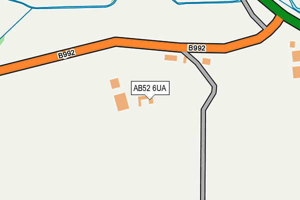 AB52 6UA map - OS OpenMap – Local (Ordnance Survey)