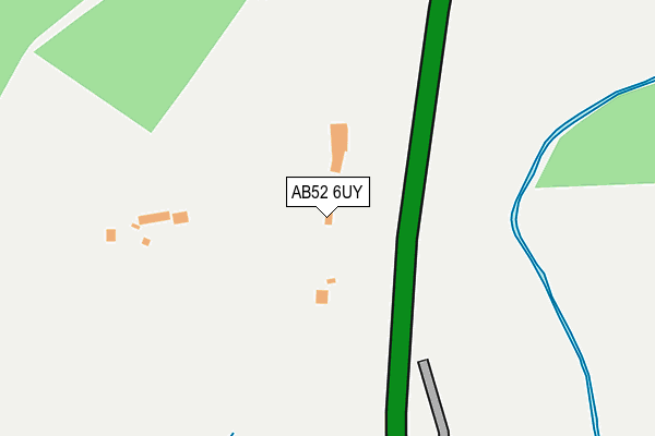 AB52 6UY map - OS OpenMap – Local (Ordnance Survey)