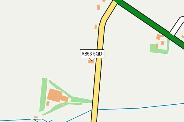 AB53 5QD map - OS OpenMap – Local (Ordnance Survey)