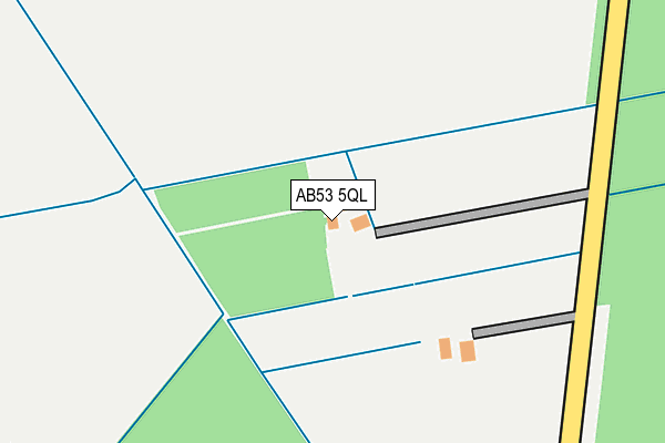 AB53 5QL map - OS OpenMap – Local (Ordnance Survey)