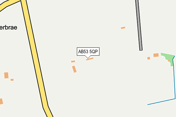 AB53 5QP map - OS OpenMap – Local (Ordnance Survey)