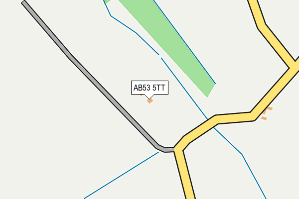 AB53 5TT map - OS OpenMap – Local (Ordnance Survey)