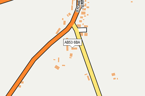 AB53 6BA map - OS OpenMap – Local (Ordnance Survey)