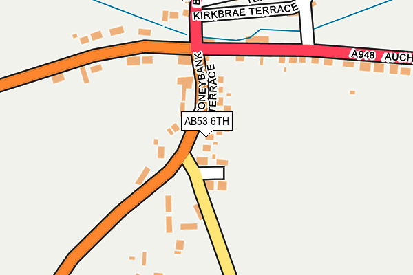 AB53 6TH map - OS OpenMap – Local (Ordnance Survey)