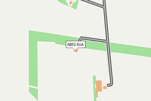 AB53 6UA map - OS OpenMap – Local (Ordnance Survey)