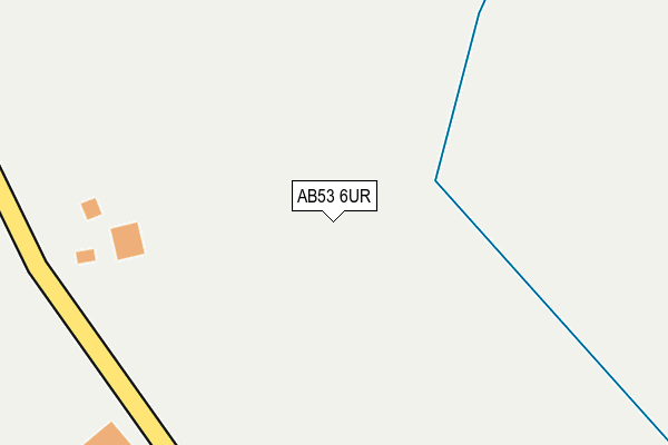 AB53 6UR map - OS OpenMap – Local (Ordnance Survey)
