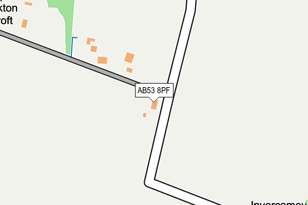 AB53 8PF map - OS OpenMap – Local (Ordnance Survey)