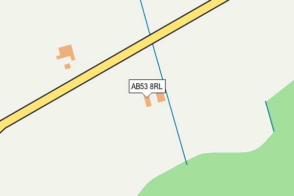 AB53 8RL map - OS OpenMap – Local (Ordnance Survey)