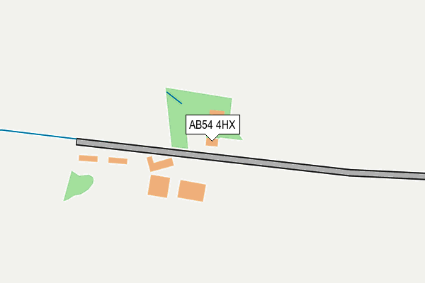 AB54 4HX map - OS OpenMap – Local (Ordnance Survey)