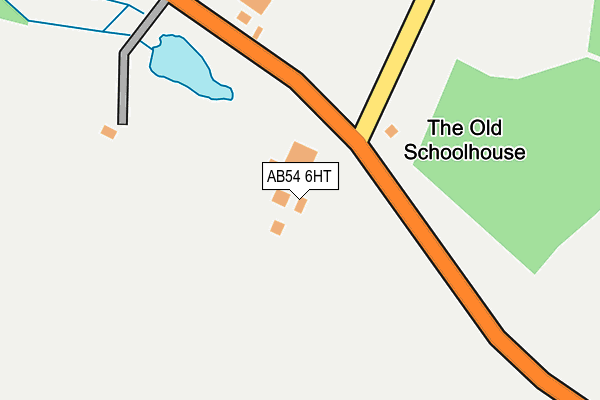 AB54 6HT map - OS OpenMap – Local (Ordnance Survey)