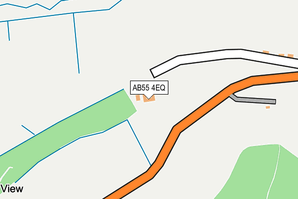 AB55 4EQ map - OS OpenMap – Local (Ordnance Survey)