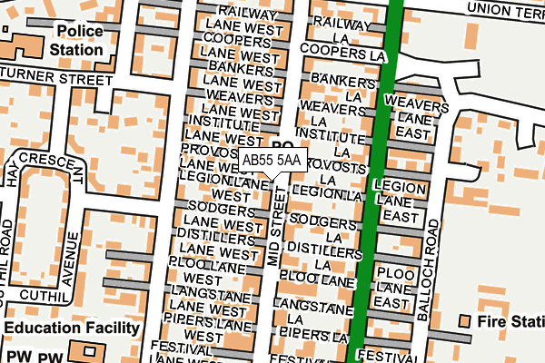 Map of KEITH BEST KEBAB LIMITED at local scale