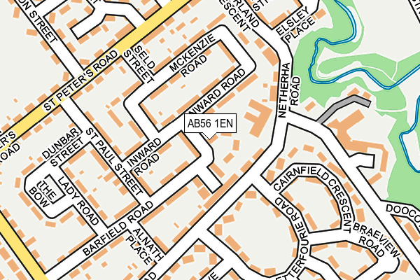 AB56 1EN map - OS OpenMap – Local (Ordnance Survey)