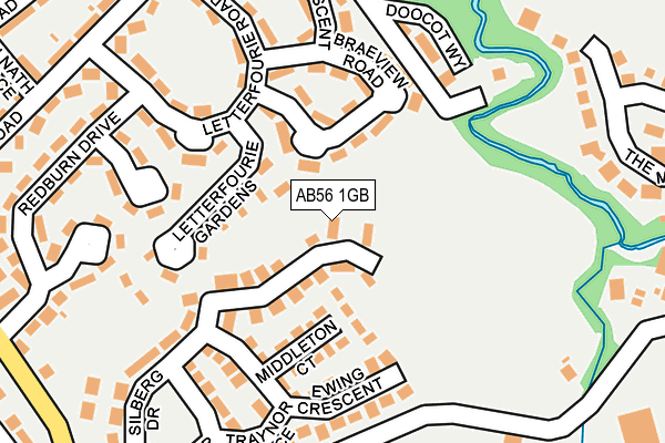 AB56 1GB map - OS OpenMap – Local (Ordnance Survey)