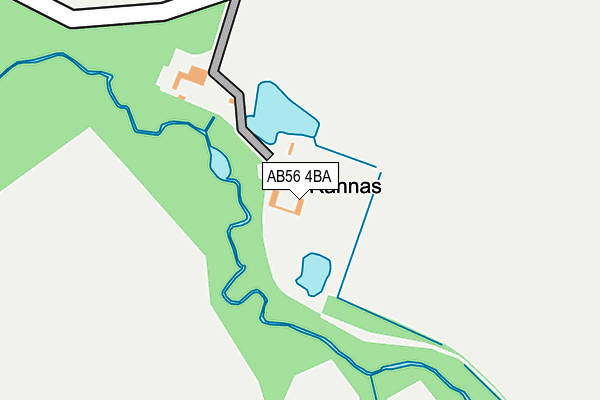 AB56 4BA map - OS OpenMap – Local (Ordnance Survey)