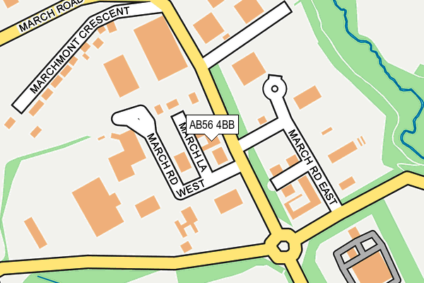 AB56 4BB map - OS OpenMap – Local (Ordnance Survey)