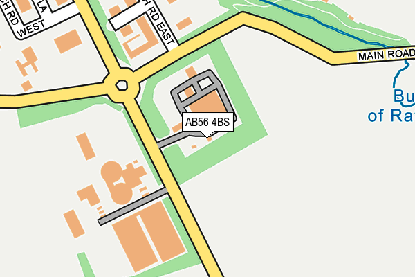 AB56 4BS map - OS OpenMap – Local (Ordnance Survey)
