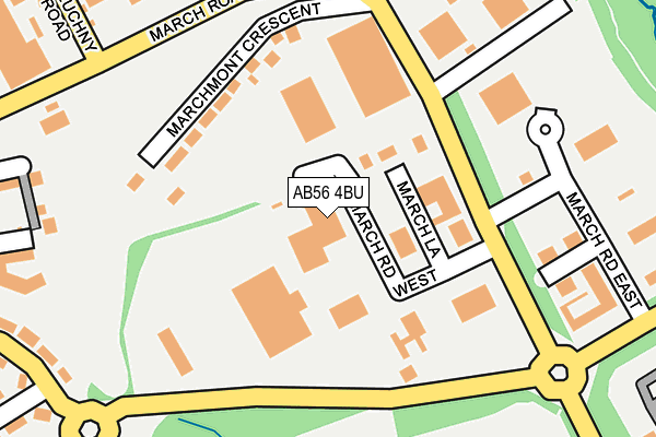 AB56 4BU map - OS OpenMap – Local (Ordnance Survey)