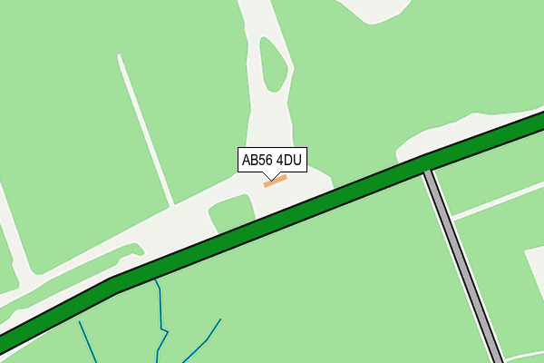 AB56 4DU map - OS OpenMap – Local (Ordnance Survey)