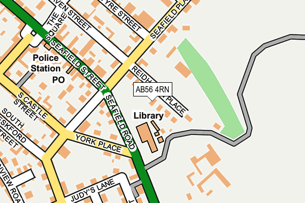 AB56 4RN map - OS OpenMap – Local (Ordnance Survey)