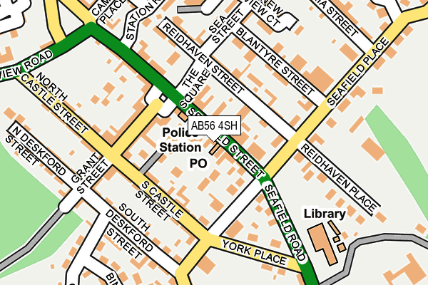 AB56 4SH map - OS OpenMap – Local (Ordnance Survey)