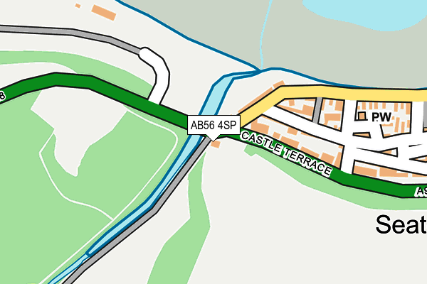 AB56 4SP map - OS OpenMap – Local (Ordnance Survey)